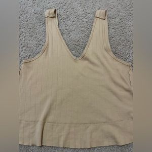 Free People Open Back Tank Top